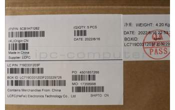 Lenovo 5CB1H71262 Tastatur inkl. Topcase ASM_JPN L82RY SG W/RGB