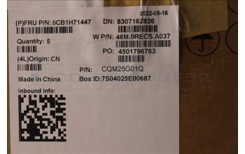 Lenovo 5CB1H71447 Tastatur inkl. Topcase ASM_EURO ENG W82R9SG BL