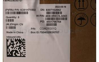 Lenovo 5CB1H71502 Tastatur inkl. Topcase ASM_ENG W 82R9 SG