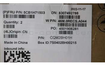 Lenovo 5CB1H71503 Tastatur inkl. Topcase ASM_UK W 82R9 SG