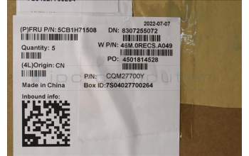 Lenovo 5CB1H71508 Tastatur inkl. Topcase ASM_POR W 82R9 SG