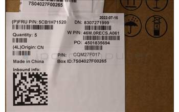 Lenovo 5CB1H71520 Tastatur inkl. Topcase ASM_HUN W 82R9 SG