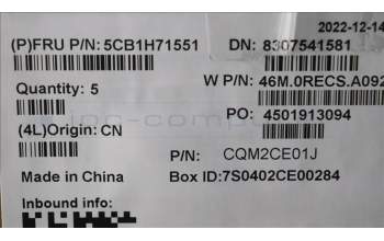 Lenovo 5CB1H71551 Tastatur inkl. Topcase ASM_GRE W 82R9 CG BL