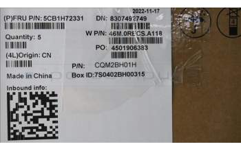 Lenovo 5CB1H72331 Tastatur inkl. Topcase ASM_FRA W 82R9 CG