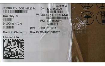 Lenovo 5CB1H72354 Tastatur inkl. Topcase spanisch W 82R9 SB BL