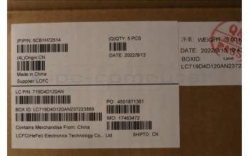 Lenovo 5CB1H72514 Tastatur inkl. Topcase ASM_FRA L82RM AB_NFP_BL