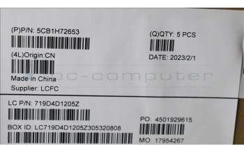 Lenovo 5CB1H72653 Tastatur inkl. Topcase ASM_FRA L82RM AG_FP