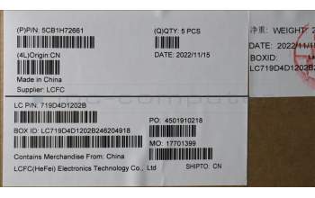 Lenovo 5CB1H72661 Tastatur inkl. Topcase ASM_BEL L82RM AG_FP