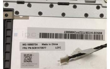 Lenovo 5CB1H72677 Tastatur inkl. Topcase ASM_ENG L82RM AG_FP_BL