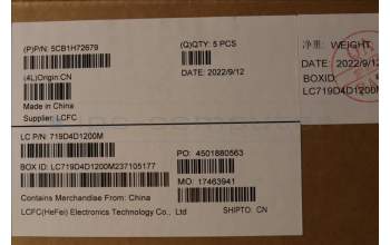 Lenovo 5CB1H72679 Tastatur inkl. Topcase ASM_FRA L82RM AG_FP_BL