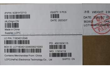 Lenovo 5CB1H72713 Tastatur inkl. Topcase ASM_KOR L82RM AG_NFP