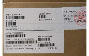 Lenovo 5CB1H72803 Tastatur inkl. Topcase ASM_ENG L82RM MB_FP_BL