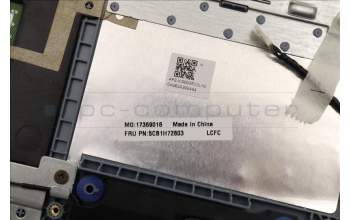 Lenovo 5CB1H72803 Tastatur inkl. Topcase ASM_ENG L82RM MB_FP_BL