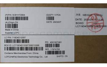 Lenovo 5CB1H72804 Tastatur inkl. TopcaseASM_EUROENGL82RMMB_FP_BL