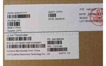 Lenovo 5CB1H77777 Tastatur inkl. Topcase ASM_ENG L82RM MB_NFP