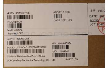 Lenovo 5CB1H77798 Tastatur inkl. Topcase ASM_BEL L82RM MB_NFP