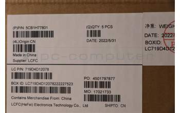 Lenovo 5CB1H77801 Tastatur inkl. Topcase schweiz L82RM MB_NFP