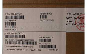 Lenovo 5CB1H77827 Tastatur inkl. Topcase ASM_KOR L82RM MB_NFP_BL