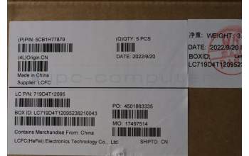 Lenovo 5CB1H77879 Tastatur inkl. Topcase schweiz L82RK FP AB BL