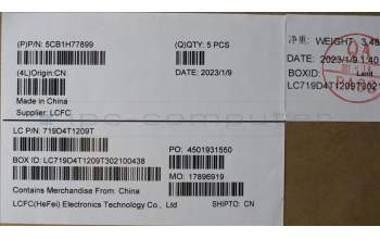 Lenovo 5CB1H77899 Tastatur inkl. Topcase deutsch L82RK FP AB N