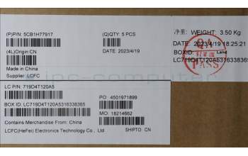 Lenovo 5CB1H77917 Tastatur inkl. Topcase ASM_ARA L82RK FP AG BL