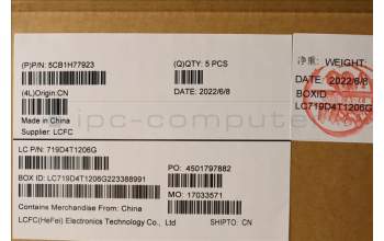 Lenovo 5CB1H77923 Tastatur inkl. Topcase ASM_EURO ENGL82RKFPAGBL