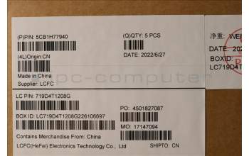 Lenovo 5CB1H77940 Tastatur inkl. Topcase ASM_SLV L82RK FP AG BL