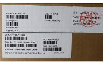 Lenovo 5CB1H78133 Tastatur inkl. Topcase französisch/arabsich L82RK FPAGN