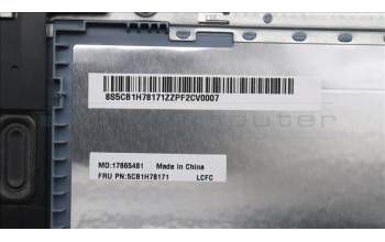 Lenovo 5CB1H78171 Tastatur inkl. Topcase spanisch L82RK FP MB N