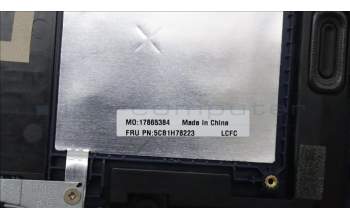 Lenovo 5CB1H78223 Tastatur inkl. Topcase spanisch L82RK NFP AB BL