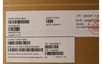 Lenovo 5CB1H78231 Tastatur inkl. Topcase ASM_ENG L82RK NFP AB N