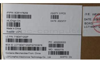 Lenovo 5CB1H78259 Tastatur inkl. Topcase französisch/arabsich L82RKNFPABN