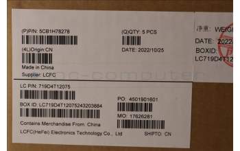 Lenovo 5CB1H78278 Tastatur inkl. Topcase ASM_ITA L82RK NFP AG BL