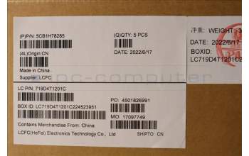 Lenovo 5CB1H78285 Tastatur inkl. Topcase ASM_SLV L82RK NFP AG BL