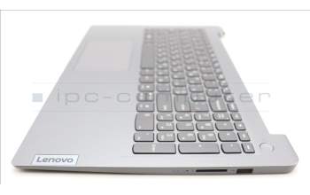 Lenovo 5CB1H78292 C-Cover with keyboard,Ukraine,Arctic Grey,Backlight,Non_Fingerprint