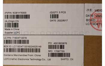 Lenovo 5CB1H78300 Tastatur inkl. Topcase ASM_POR L82RK NFP AG N