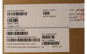 Lenovo 5CB1H78305 Tastatur inkl. Topcase ASM_RUS L82RK NFP AG N