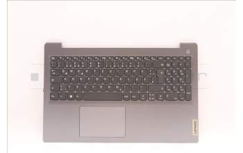 Lenovo 5CB1H78307 C-Cover with keyboard, German, Arctic Grey, Non-Fingerprint, UK