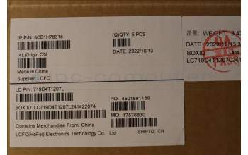 Lenovo 5CB1H78318 Tastatur inkl. Topcase ASM_EURO ENGL82RKNFPAGN