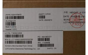 Lenovo 5CB1H78470 Tastatur inkl. Topcase ASM_HUN L82RE SG WH