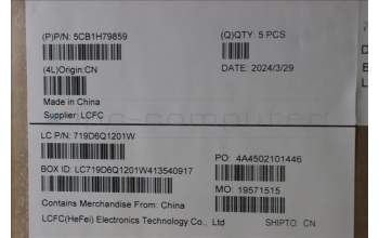 Lenovo 5CB1H79859 Tastatur inkl. Topcase ASM_LA SPA L82RE SG RGB