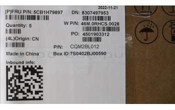 Lenovo 5CB1H79897 Tastatur inkl. Topcase ASM_HUN W 82R7 SG BL