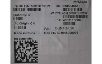 Lenovo 5CB1H79899 Tastatur inkl. Topcase ASM_BEL W 82R7 SG BL