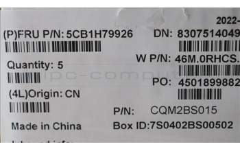 Lenovo 5CB1H79926 Tastatur inkl. Topcase ASM_HBW W 82R7 SG