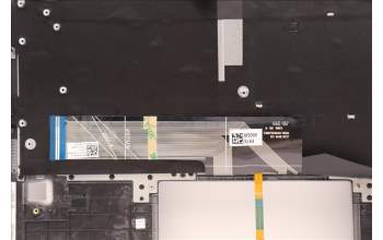 Lenovo 5CB1H79940 C-Cover with keyboard, English, Cloud Grey, Backlight, US