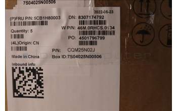 Lenovo 5CB1H80003 Tastatur inkl. Topcase ASM_ENG W 82R7 SB BL