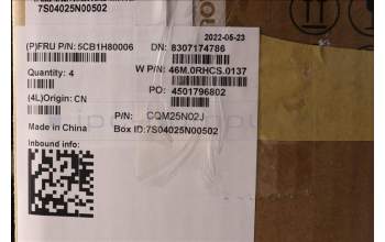 Lenovo 5CB1H80006 Tastatur inkl. Topcase ASM_ITA W 82R7 SB BL