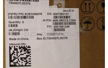 Lenovo 5CB1H80076 Tastatur inkl. Topcase ASM_UK W 82RA SG