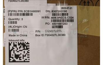 Lenovo 5CB1H80091 Tastatur inkl. Topcase ASM_JPN W 82RA SG