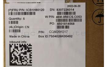 Lenovo 5CB1H80120 Tastatur inkl. Topcase deutsch W 82RA CG